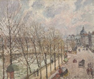 Le Quai Malaquais et l Institute tekijältä Camille Jacob Pissarro